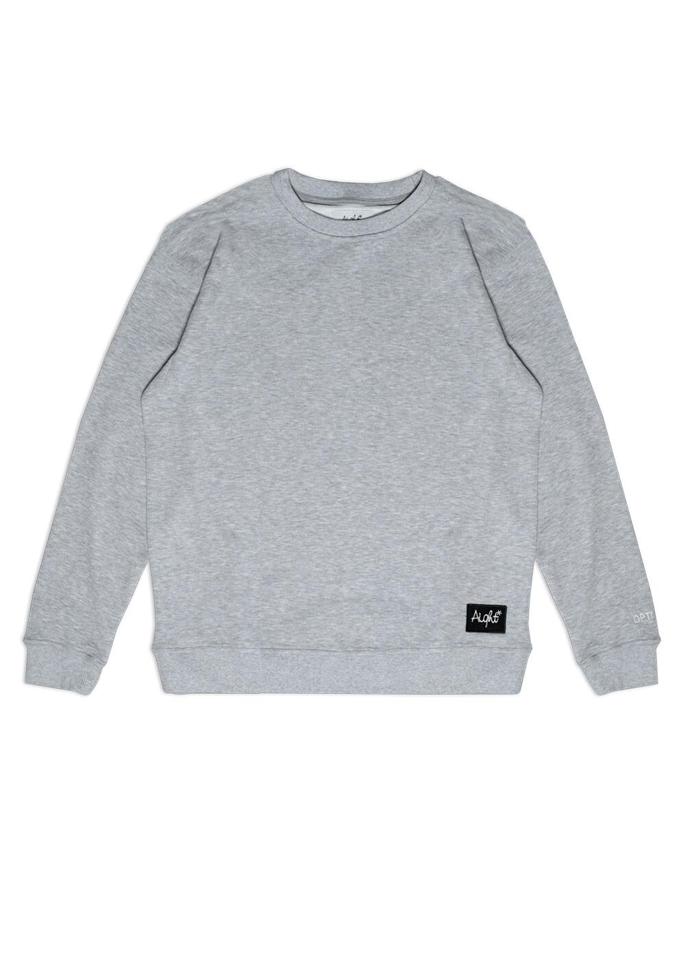 Aight* Sweatshirt - "Optimists" grey melange XXL