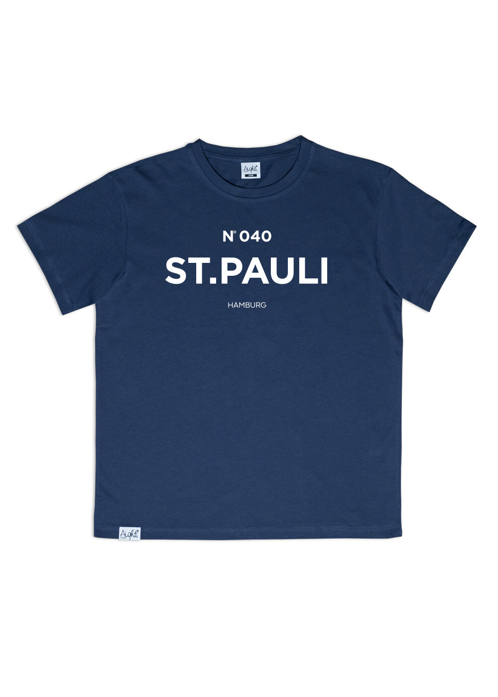Aight* T-Shirt - "ST.PAULI" vintage indigo