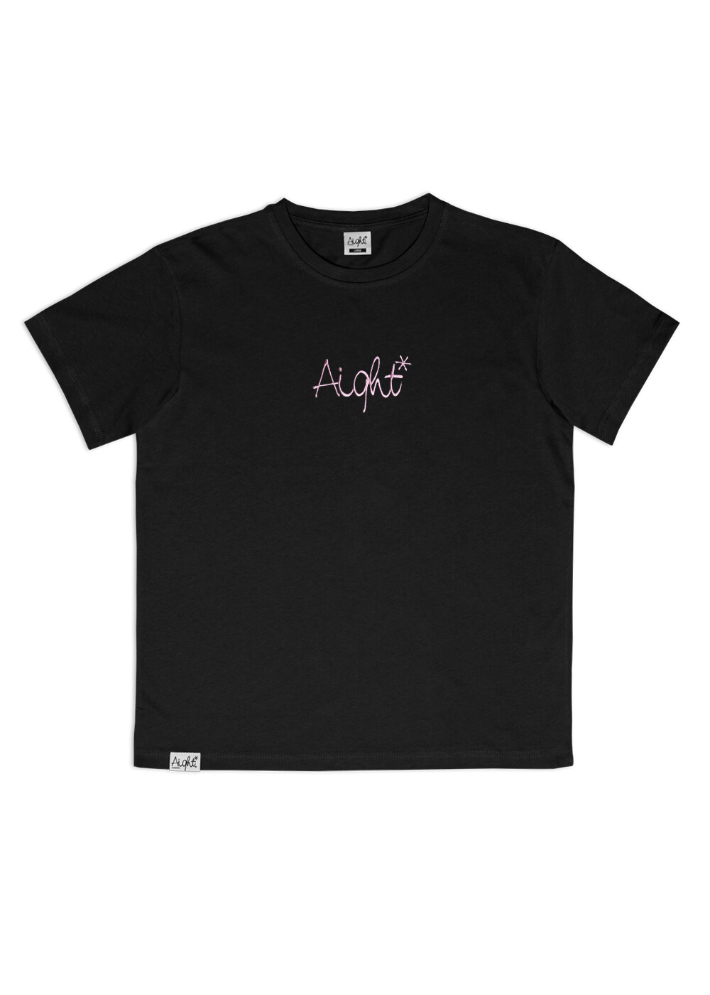 Aight* T-Shirt - "OG Center" black rose