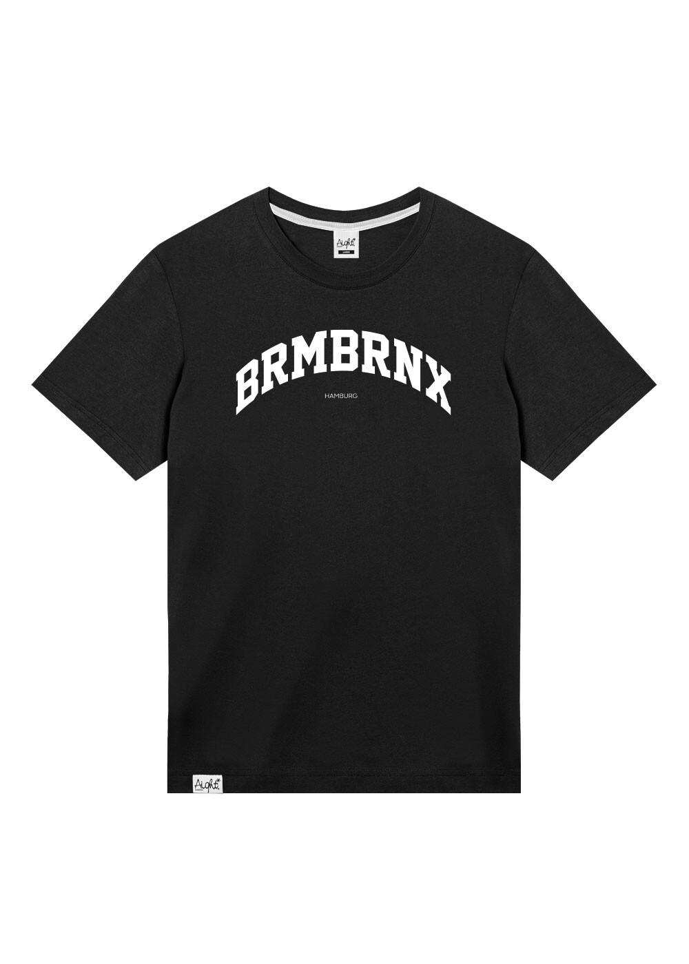 Aight* T-Shirt - "BARMBRNX" black white