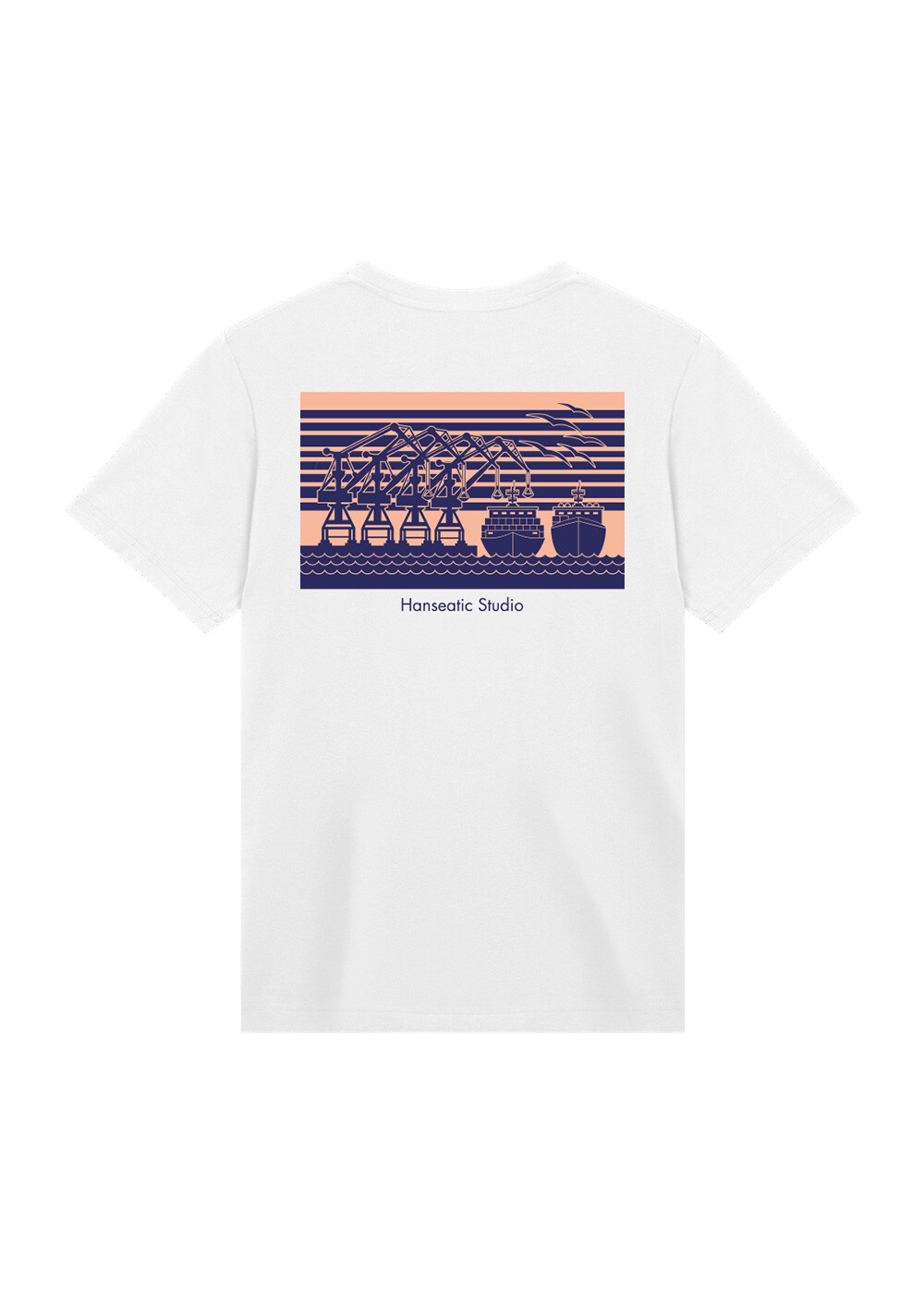 Aight* T-Shirt - "Hafen Studio" white