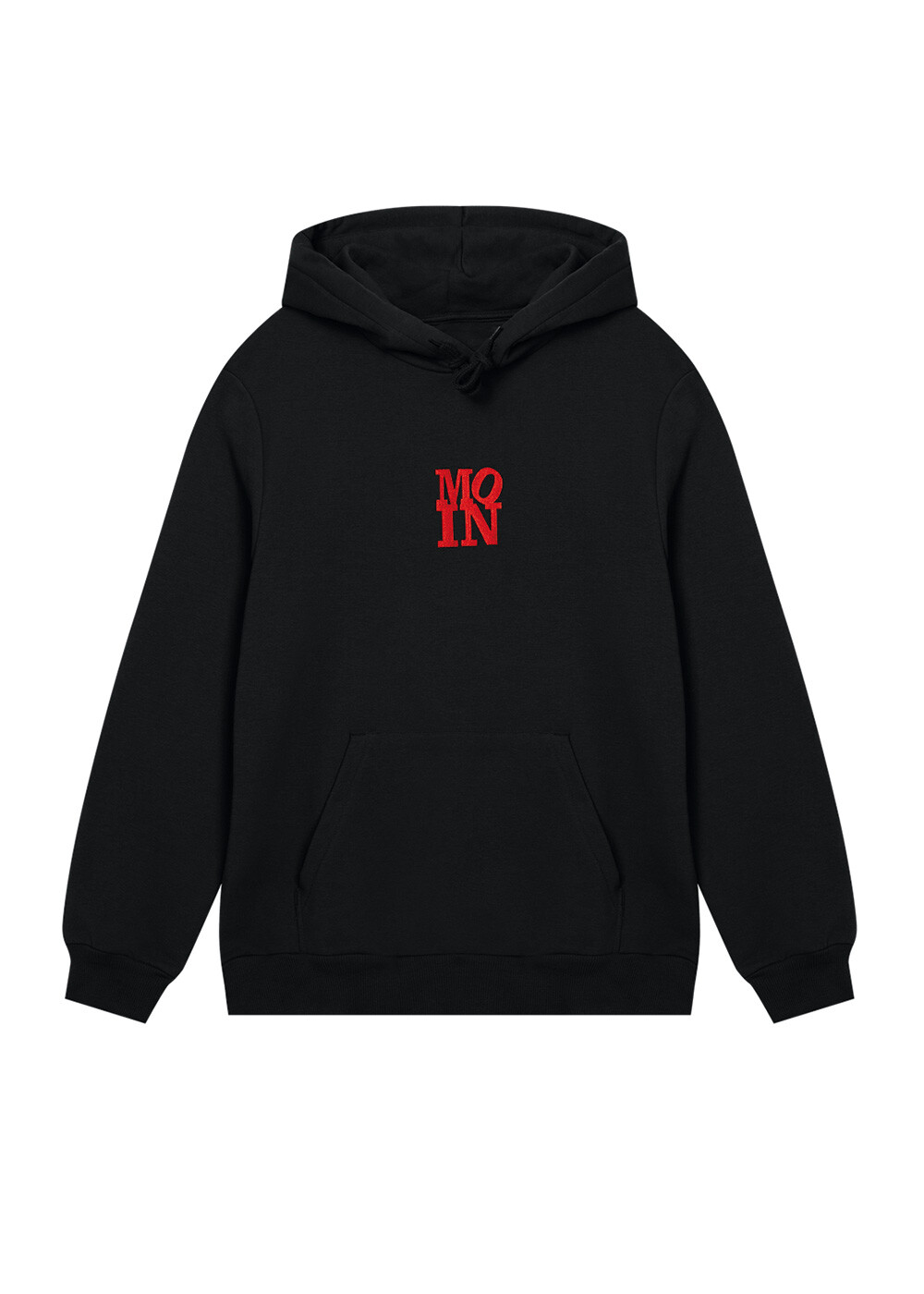 Aight* Hoodie - "Moin" black red