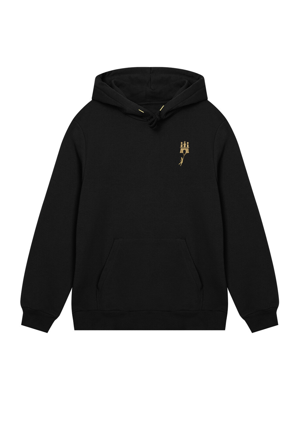 Aight* Hoodie - "Flying" black sand