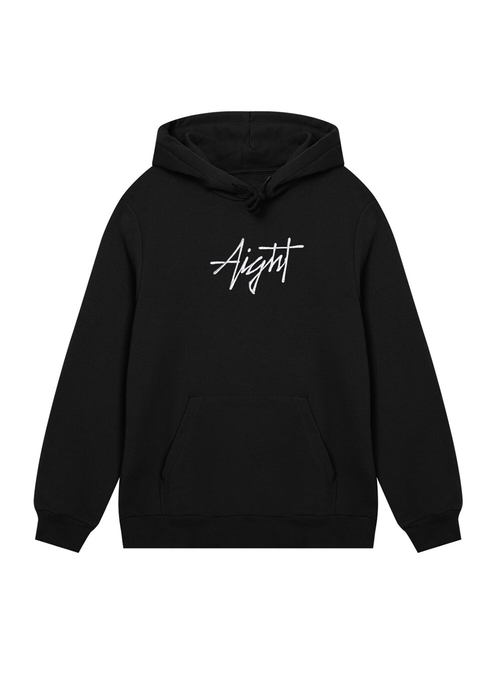 Aight* Hoodie - "Tag" black