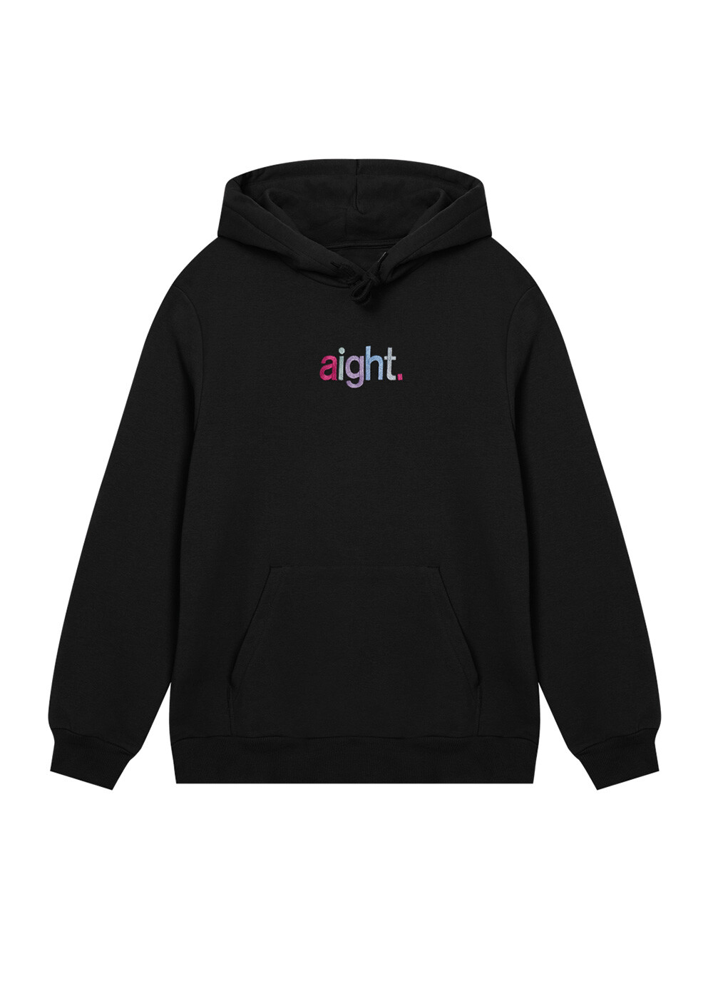 Aight* Hoodie - "Lofti Emb" black