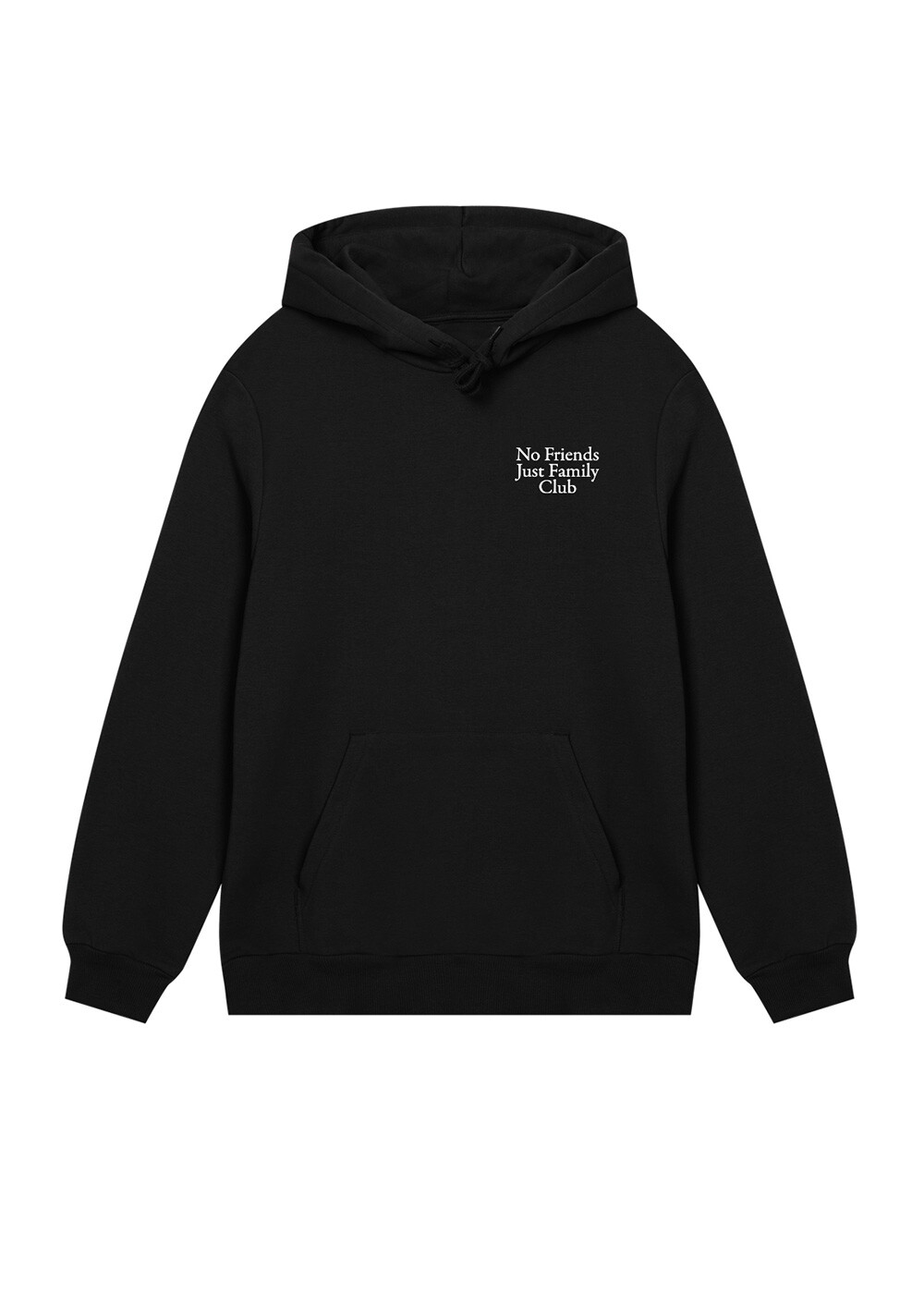 Aight* Hoodie - "No Friends" black