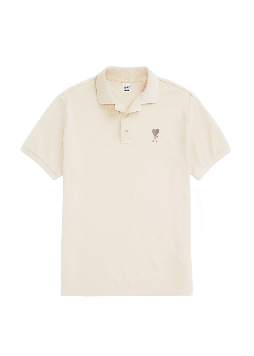 Aight* Polo Shirt - "Hearty" cream white