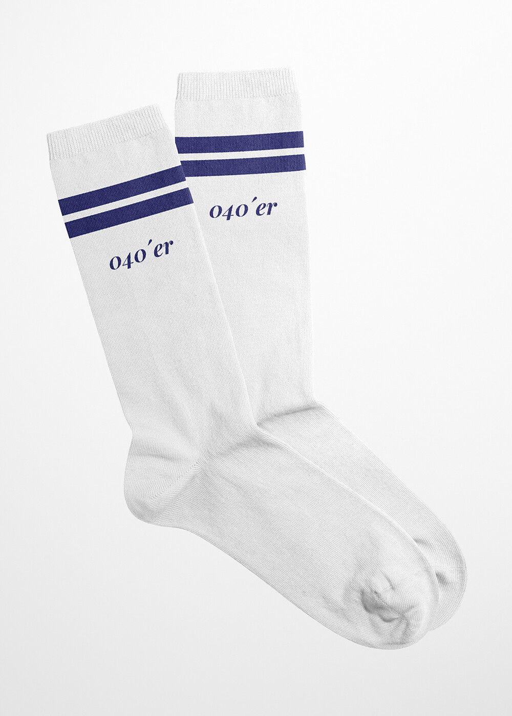 Aight* Socken "040 er" white navy