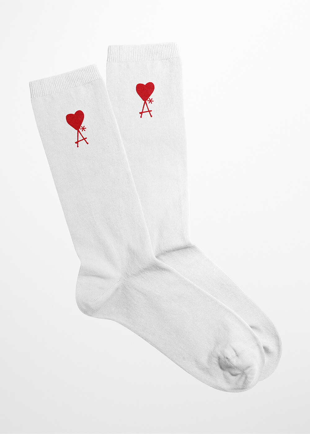 Aight* Socken "Hearthy" white red