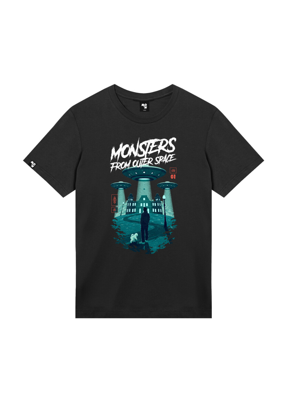 Mon T-Shirt - "Monster" black