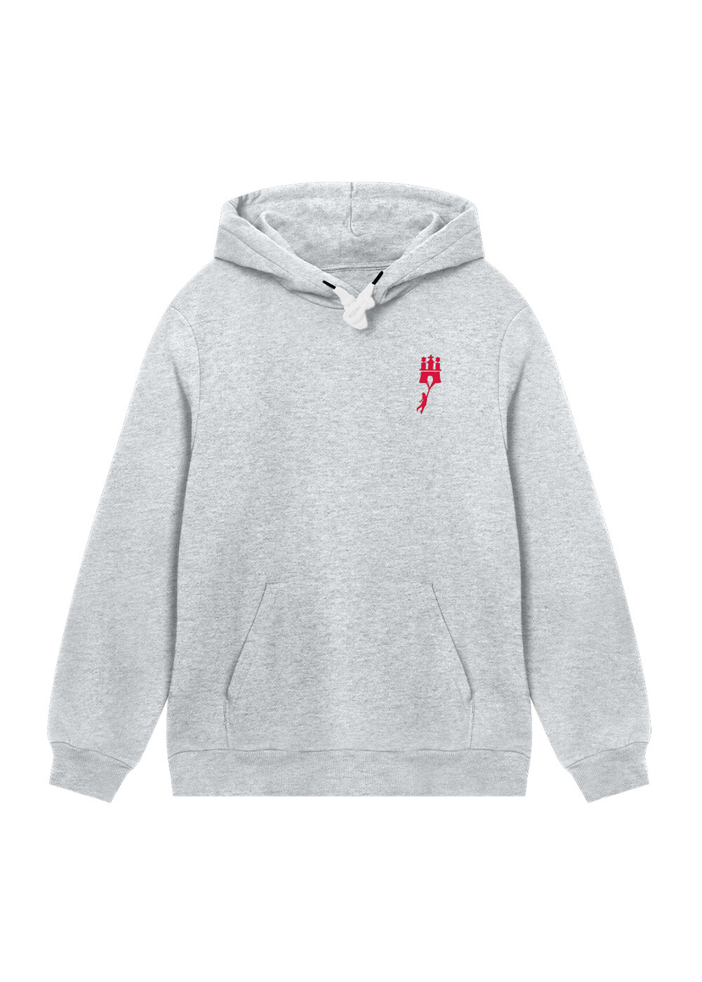 Aight* Hoodie - "Flying" grey red