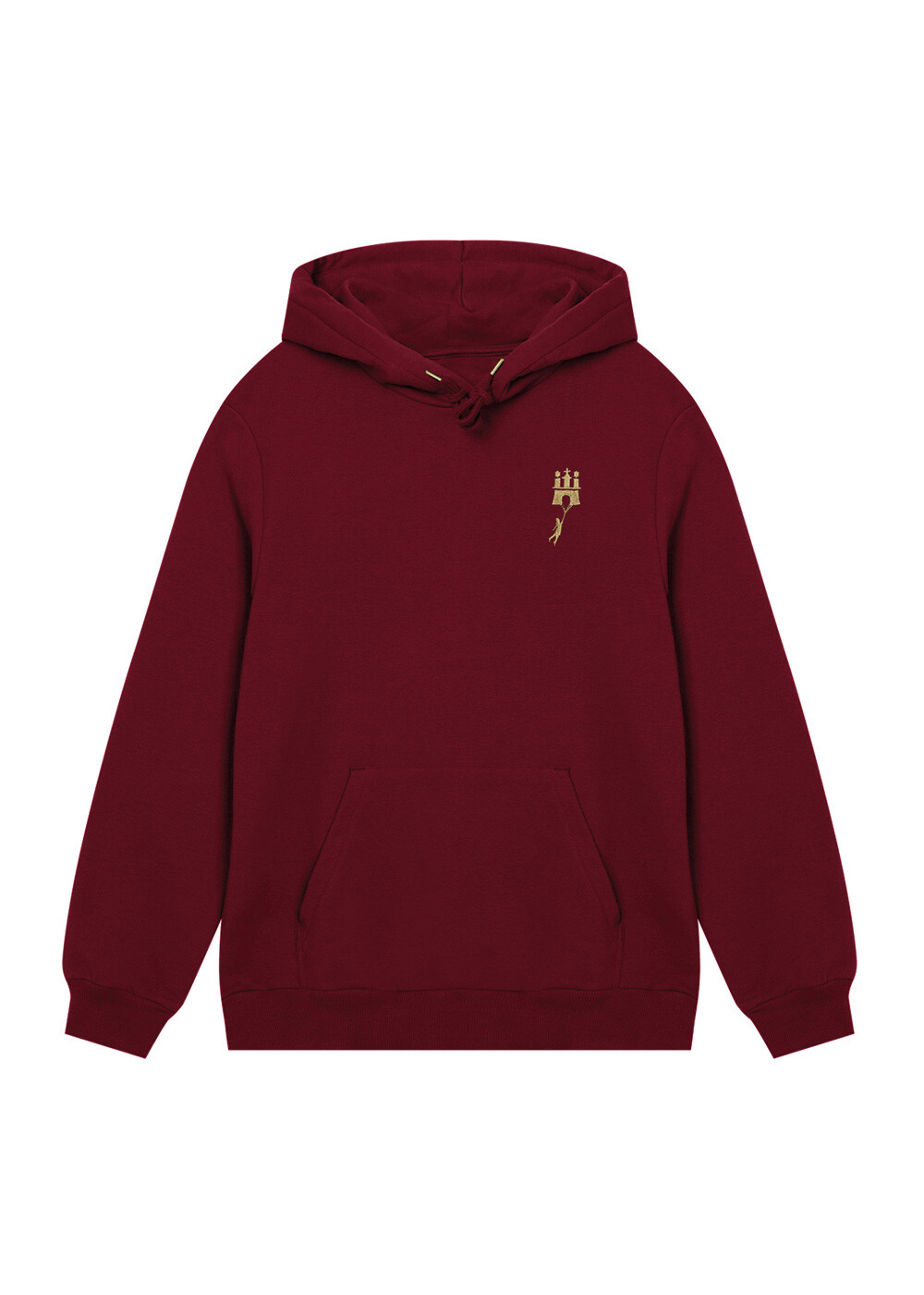 Aight* Hoodie - "Flying" maroon gold